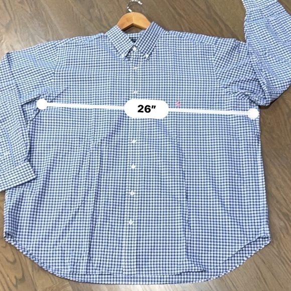 Polo Ralph Lauren Gingham Long Sleeve 2XB men’s gingham pattern academia H - Picture 5 of 9